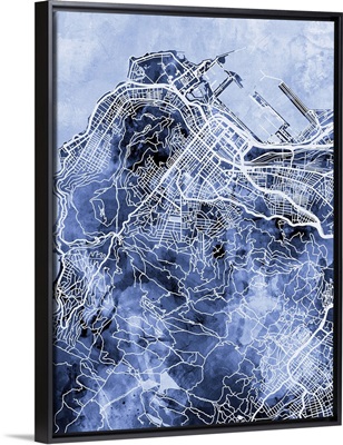 Cape Town South Africa City Street Map