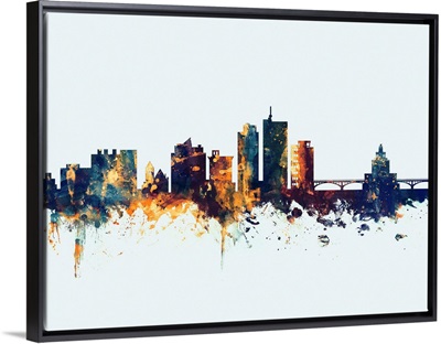 Cedar Rapids Iowa Skyline