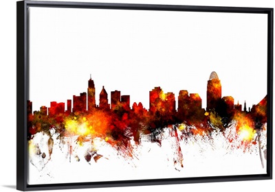 Cincinnati Ohio Skyline