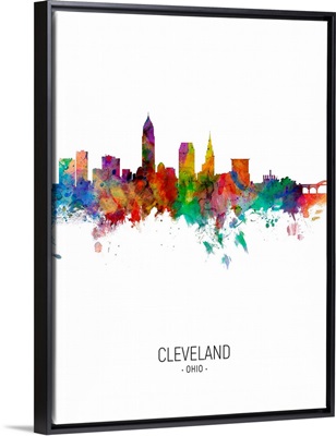 Cleveland Ohio Skyline