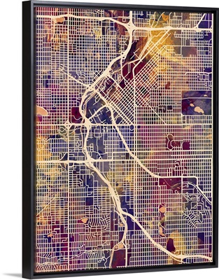 Denver Colorado Street Map