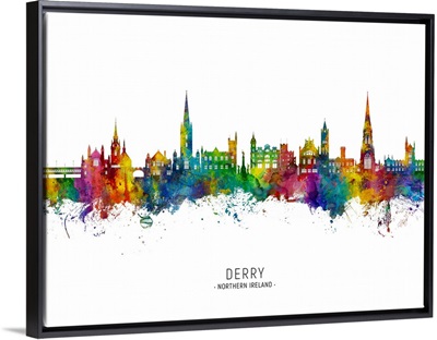 Derry Northern Ireland Skyline