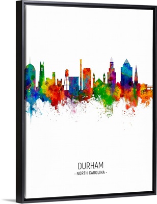 Durham North Carolina Skyline