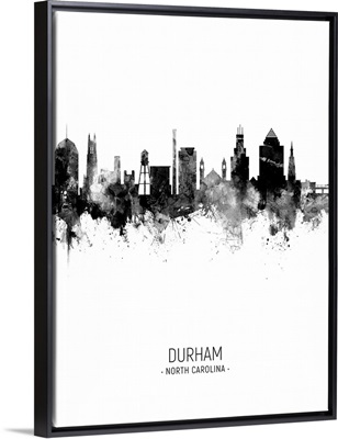 Durham North Carolina Skyline