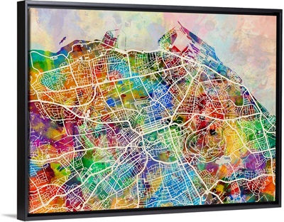 Edinburgh Street Map