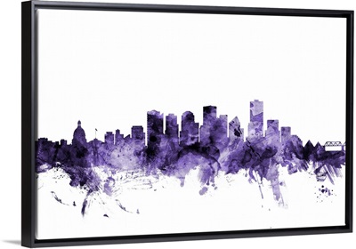 Edmonton Canada Skyline