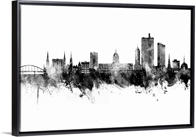 Fort Wayne Indiana Skyline