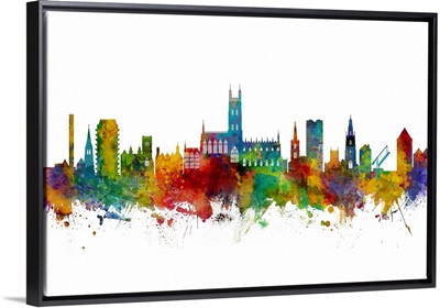 Gloucester England Skyline