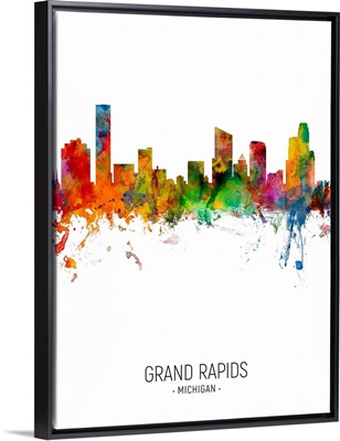 Grand Rapids Michigan Skyline