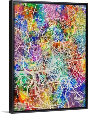 Hamburg Germany City Map