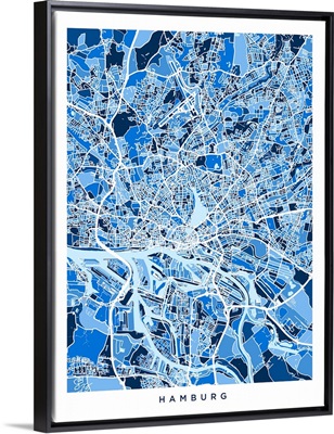 Hamburg Germany City Map