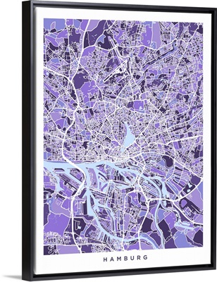 Hamburg Germany City Map