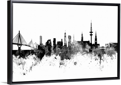 Hamburg Germany Skyline