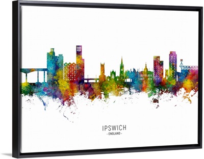 Ipswich England Skyline