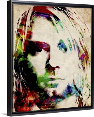 Kurt Cobain Urban Watercolor