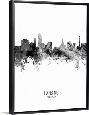 Lansing Michigan Skyline