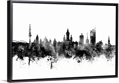 Leipzig Germany Skyline