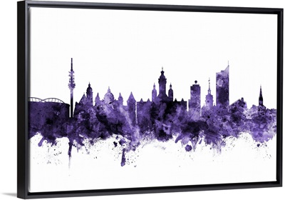 Leipzig Germany Skyline