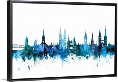 Lubeck Germany Skyline