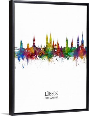 Lubeck Germany Skyline