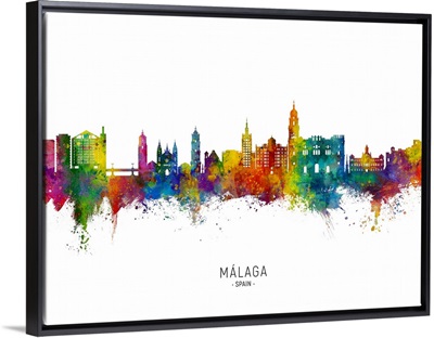 Malaga Spain Skyline