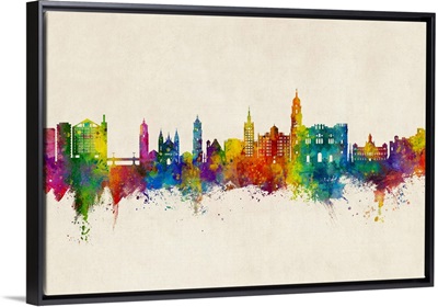 Malaga Spain Skyline