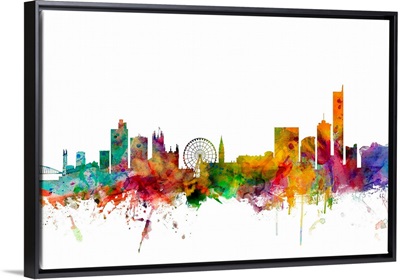 Manchester England Skyline