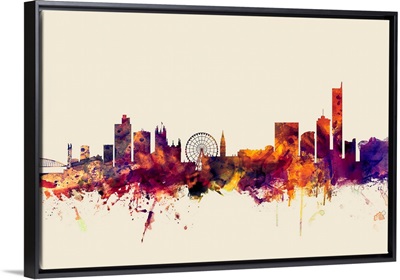 Manchester England Skyline