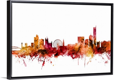 Manchester England Skyline