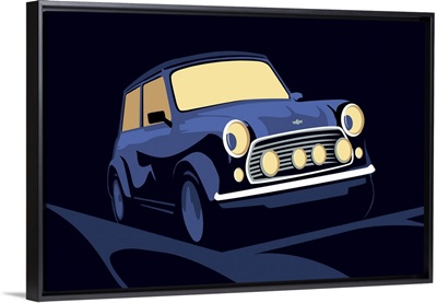 Mini Cooper in Blue