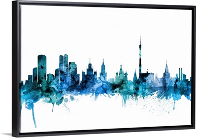 Moscow Russia Skyline