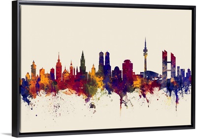 Munich Germany Skyline