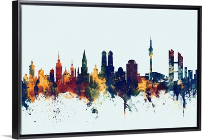Munich Germany Skyline