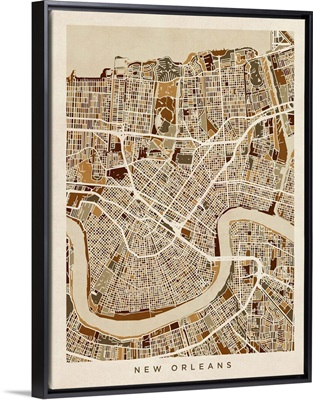 New Orleans Street Map