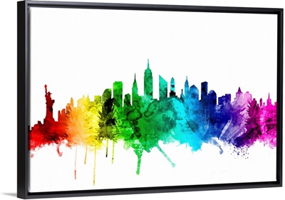 New York City Skyline, Rainbow