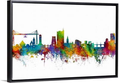 Newport Wales Skyline