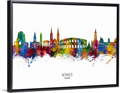 Nimes France Skyline