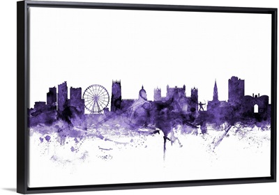 Nottingham England Skyline