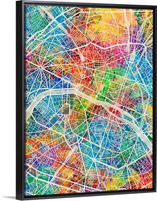 Paris France City Map