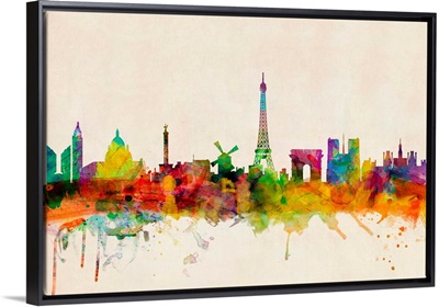 Paris France Skyline