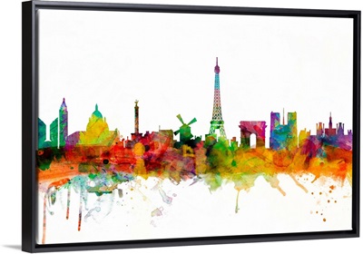 Paris France Skyline