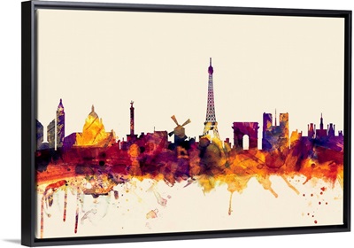 Paris France Skyline