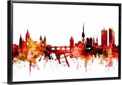 Prague (Praha) Czech Republic Skyline