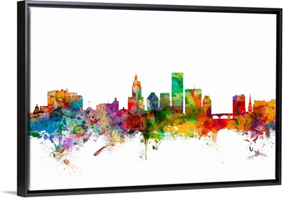 Providence Rhode Island Skyline