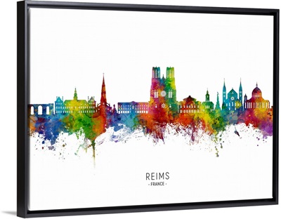 Reims France Skyline