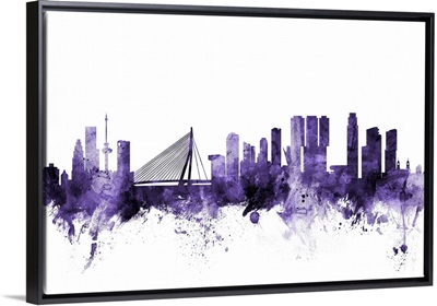 Rotterdam The Netherlands Skyline