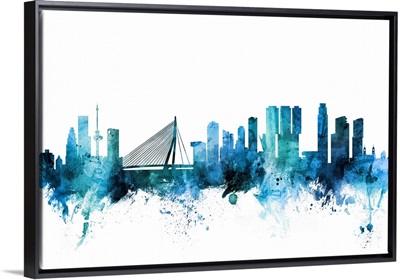 Rotterdam The Netherlands Skyline