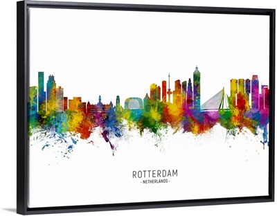 Rotterdam The Netherlands Skyline
