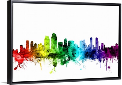 San Diego California Skyline, Rainbow