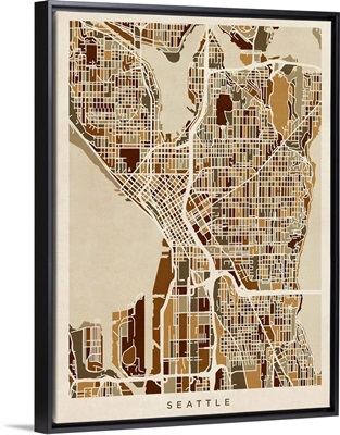 Seattle Washington Street Map